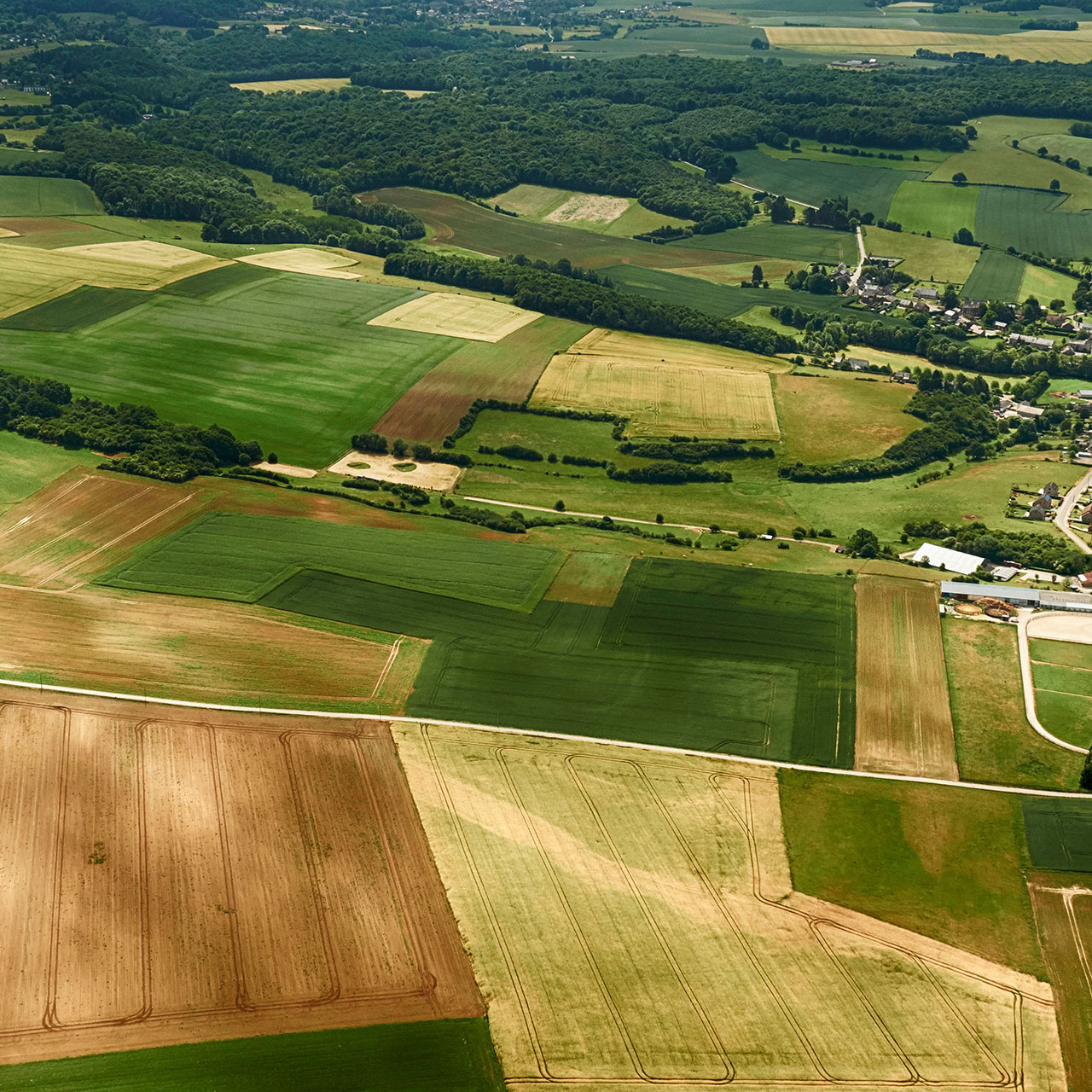 Die Wallonie aus der Luft